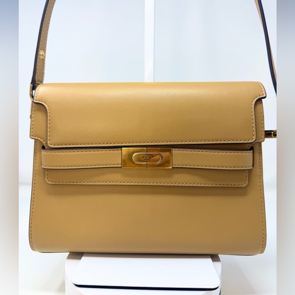 Tory Burch Lee Radziwill Shoulder Bag in Macadamia NWT $796 retail - Picture 3 of 16